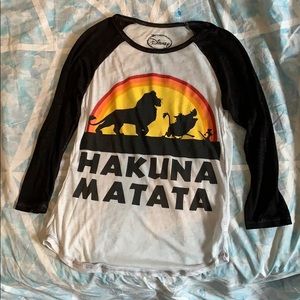Hakuna Matata Baseball Graphic Tee